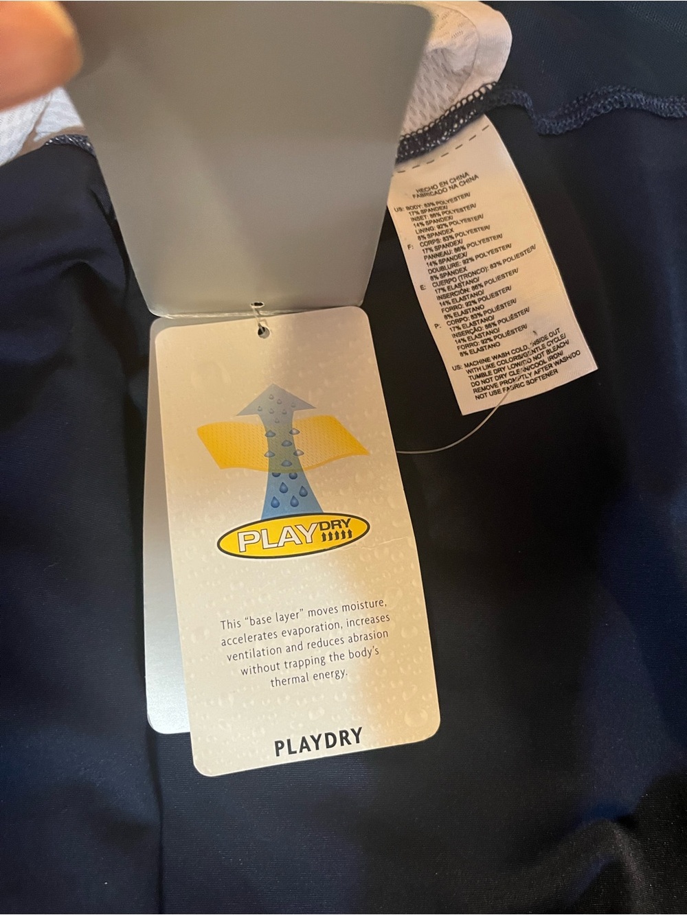 Reebok RbK Team Dress Athletic Navy/White Fit & Flare Playdry Size XS NWT’s - Picture 9 of 11